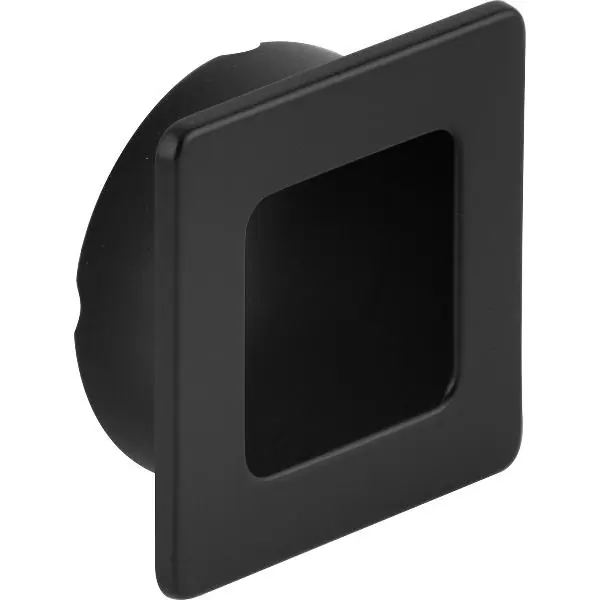 Dokud Zásoby Vydrží Úchytková mušle Annea šířka 39 mm, zafrézování ø 35 mm, zinek černý matný