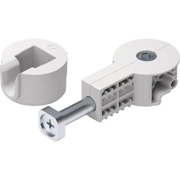 Spojka pracovní desky Quick Tech sada 64 mm, ocel/plast bílošedý Originální