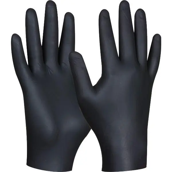 Cenový Hit GEBOL jednorázové rukavice Black Nitril, nepudrované, EN455, vel. L, 80 ks
