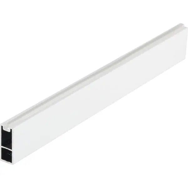 Šatní tyč Ninos 3000 mm na míru, hliník bílý mat Must-Have