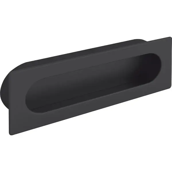 Objednat Nyní Úchytka mušle Azan šířka 125 mm, zapuštění 121 x 39 mm, zinek černý mat