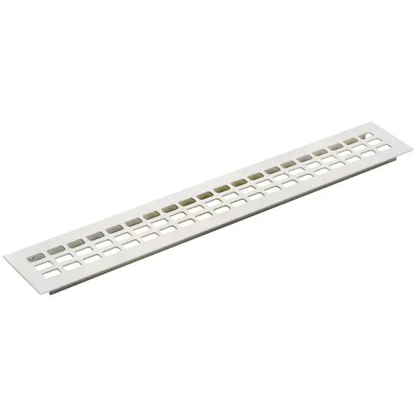 Cenový Hit Větrací mřížka 600 x 80 mm hliník bílý nátěr