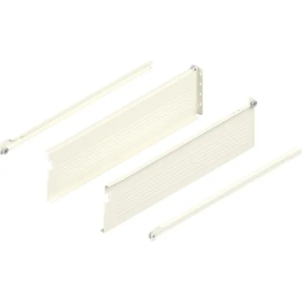 BLUM METABOX H, 320 částečný výsuv, délka 550 mm, pro vrut, krémově bílá Expresní Doručení