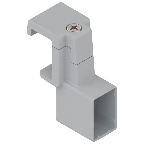BLUM ORGA-LINE ZRU.01E0 koncovka pro příčný reling, šedý RAL 9006 Časově Omezené