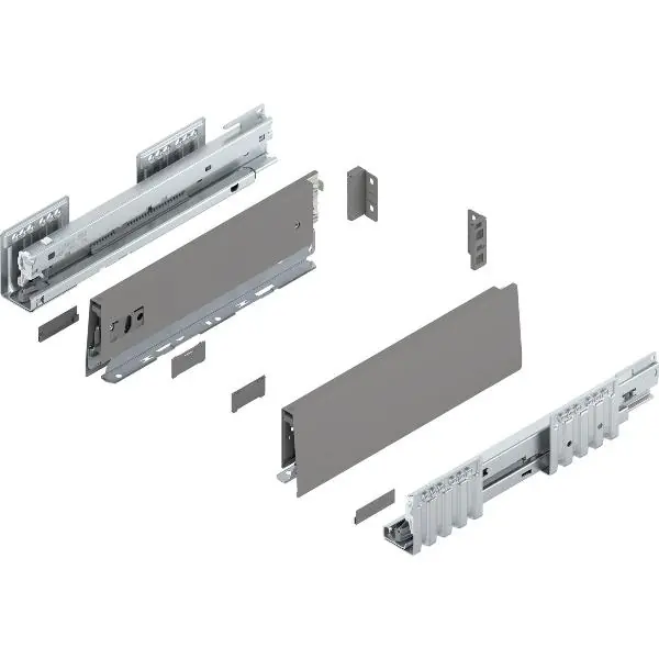 BLUM MERIVOBOX sada výška M, BLUMOTION B, 40kg, d. 300, indium šedá Cenový Hit