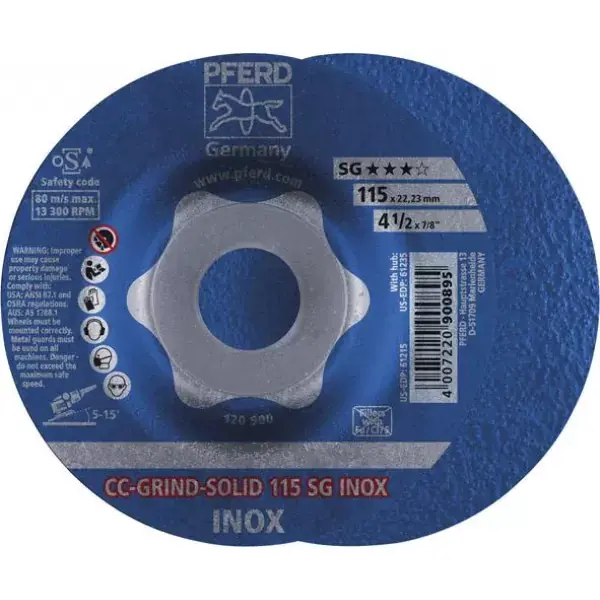 Rychlé Dodání Kotouč brusný CC-GRIND Solid INOX 180mm PFERD
