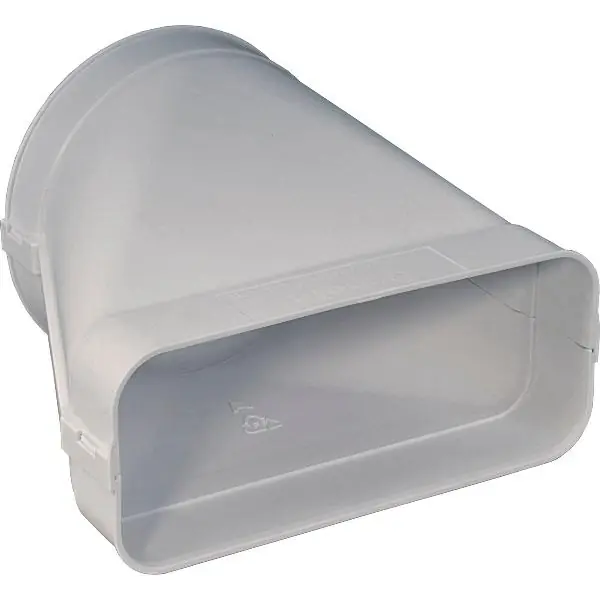 OPTIMAIRO přechodový kus 222 x 89 plastový bílý Originální