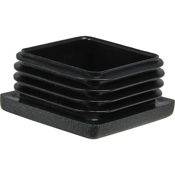 Krytka patky pro čtyřhranný profil, 30x30, tl.stěny 1-2,5 mm, černý plast Speciální Cena