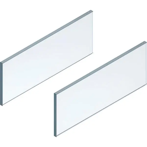 BLUM LEGRABOX free boční zásuvný prvek, délka 450 mm, sklo čiré Bezpečná Platba