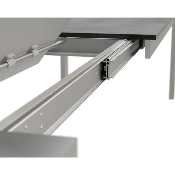 Výsuvné stolové kování ALU 77 FRONTSLIDE, montážní délka 1315 mm, výsuv 1236 mm Akční Nabídka