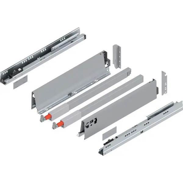BLUM TANDEMBOX antaro sada C-reling, BLUMOTION, délka 400mm, 30kg, šedá Cenová Bomba