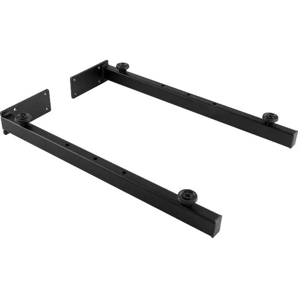 Nástěnná konzole pro velké zatížení, hloubka 450 mm, ocel černá Novinka