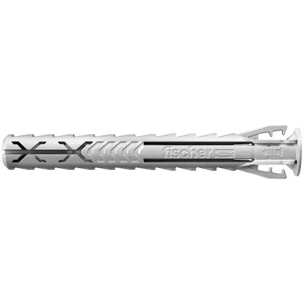 Značkový FISCHER hmoždinka SX-plus 10x 80 šedý nylon s hranou
