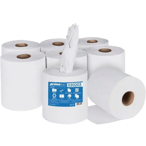 Sezónní Sleva Papírové utěrky Maxi primaSOFT bílé 2vrstvé obsah balení 6 rolí