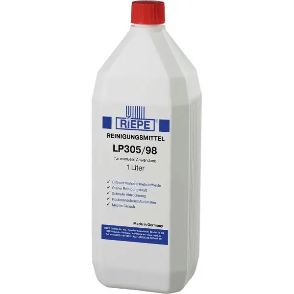 RIEPE čisticí prostředek LP 305/98 1 l pro manuální čištění povrchu Přímo Od Výrobce