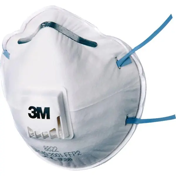 3M filtrační polomaska / respirátor 8822 třída filtru FFP2, výdechový ventil Značkový