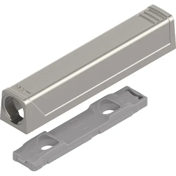 Blum TIP-ON přímý adaptér 956A1201,dlouhá verze, lakovaný nikl Novinka
