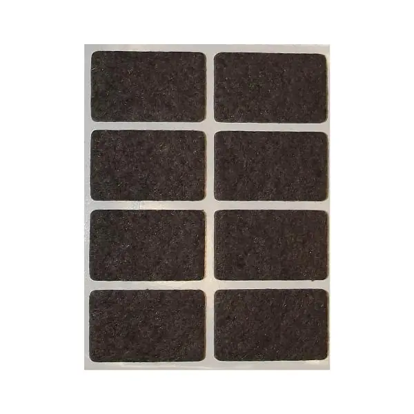 Sezónní Sleva Filcový kluzák 36 x 22 x 3 mm samolepicí hnědý