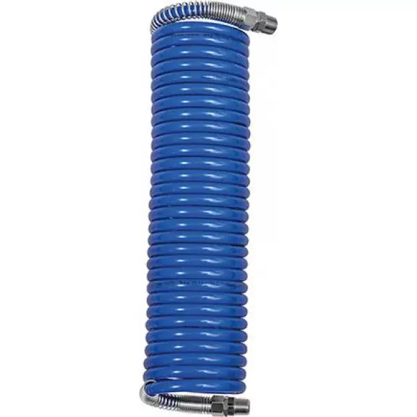Autentický Spirálová hadice z PU, + rychlospojky + ochrana proti zalomení AG R1/4", 8x6mm, 7,5m RIEGLER