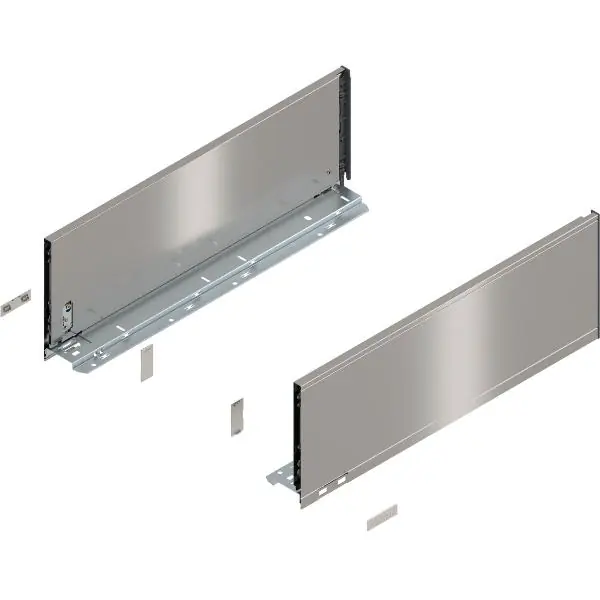 BLUM LEGRABOX pure sada bočnic výška C, délka 500mm, INOX (Anti-Fingerprint) Cenově Výhodný