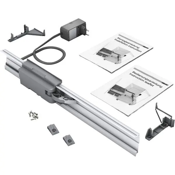 BLUM SERVO-DRIVE uno pro řešení závěsného odpadu KB 600 mm prachově šedá Rychlé Dodání