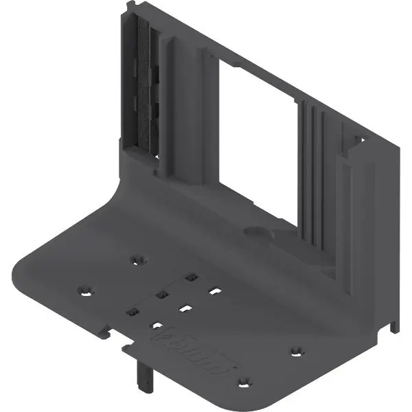BLUM SERVO-DRIVE montážní úhelník jednoduchý, 95x83, plast tmavě šedý Značkový