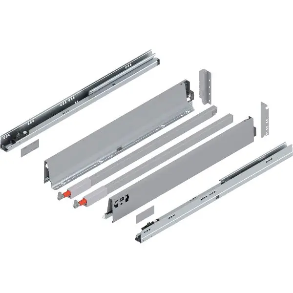 BLUM TANDEMBOX antaro sada výška C-reling, BLUMOTION M, 30kg, d. 600, šedá Vrácení Zdarma