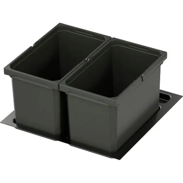 Nakupujte Hned VS ENVI Free Plus systém třídění odpadu KB 600/výška 256 mm 2 x 16 l lava