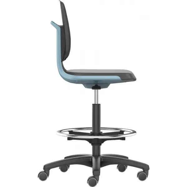 Židle pracovní Labsit 4, K-kůže , antracit, výška sedáku 560-810 mm Bimos Hit Sezóny
