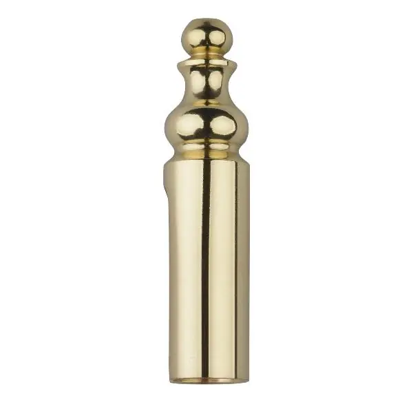 Autentický OTLAV krytka typ 839, pro dveřní závěs typ 495 ø 16 mm,leštěná mosaz, lakovaná