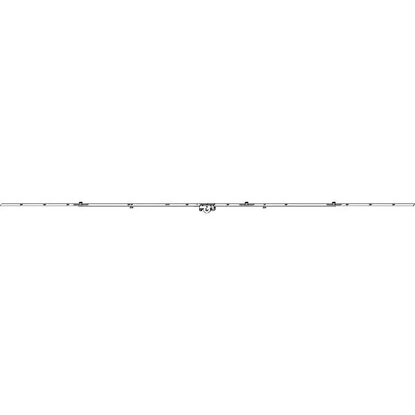 Značkový MACO MM hranová závora středová 3iS, DM 15 mm, FFB 1401-1800 mm (208332)