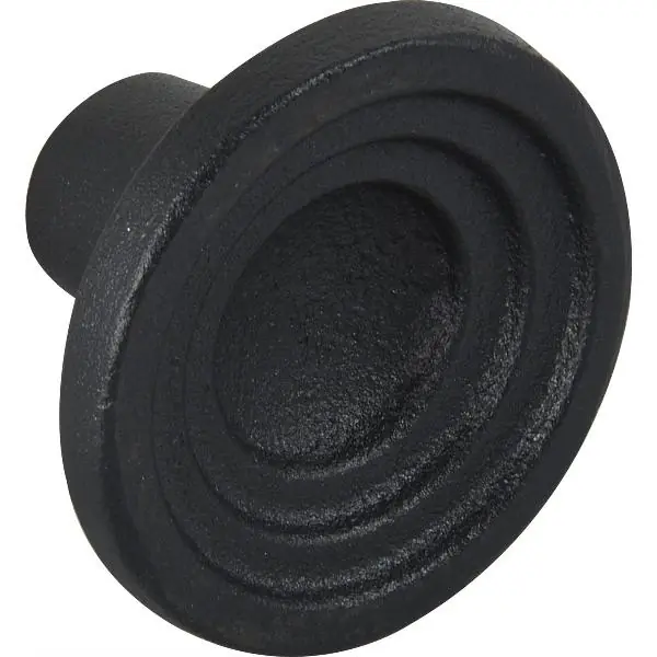 Nábytková knopka Fleur ø 46 mm, hloubka 30 mm, černá litina Nakupujte Hned