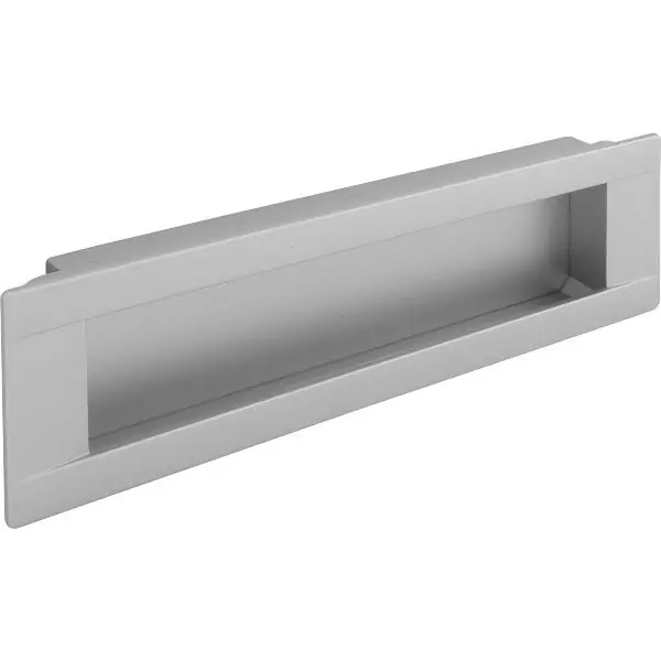 Výprodej Úchytka Cianrozteč 160 mm, šířka 180 mm, zinek barva hliníku lakovaná