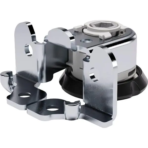 Akční Cena Nastavovač výšky Integrato Tech D, výška 23 mm, zinkový odlitek/plast, černá