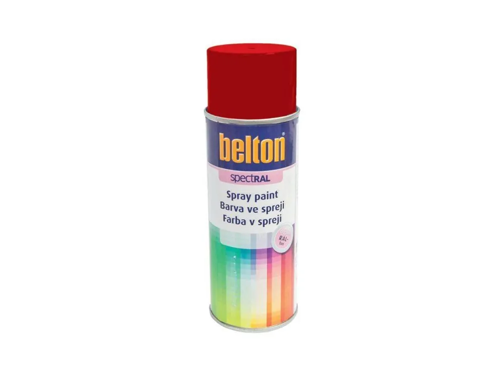 Cenová Bomba Barva ve spreji BELTON RAL 3000, 400ml ČRV ohnivě lesklá