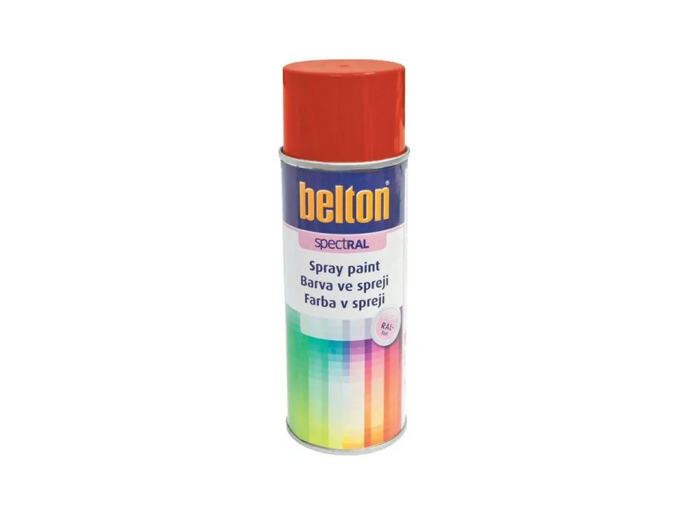 Barva ve spreji BELTON RAL 3020, 400ml ČRV dopravní Přímo Od Výrobce