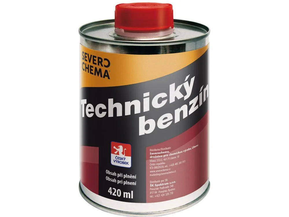 Benzín technický 420ml Akce