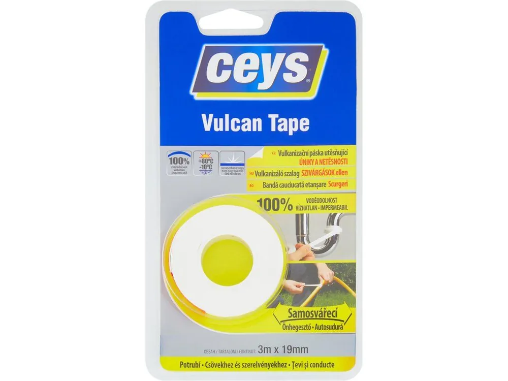 Oblíbený Páska vulkanizační 19mmx3m BÍ utěsňující CEYS