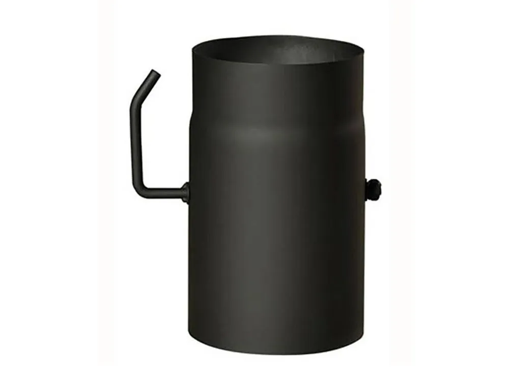 Roura kouřová s klap.180mm/ 250 t.1,5mm ČER Ihned K Objednání