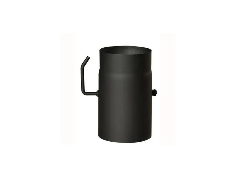 Roura kouřová s klap.150mm/ 250 t.1,5mm ČER Časově Omezené