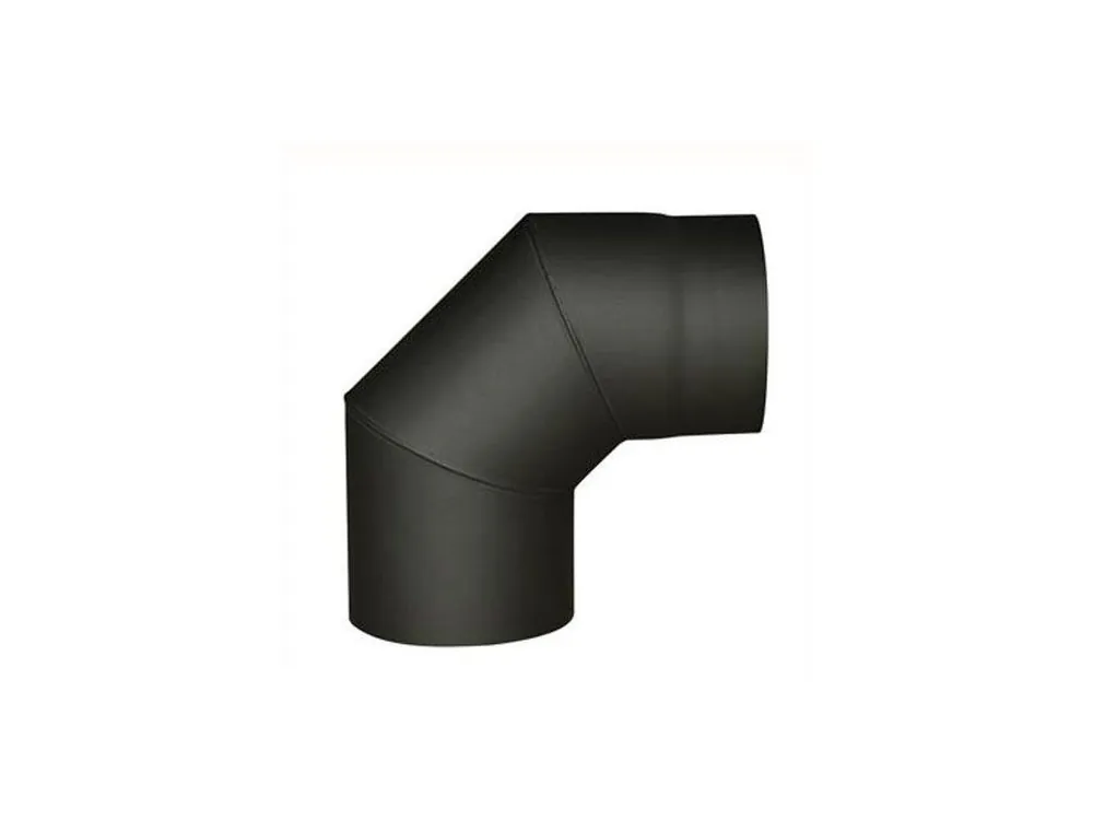 Koleno kouřové 150mm/90st.t.1,5mm ČER Přímo Od Výrobce