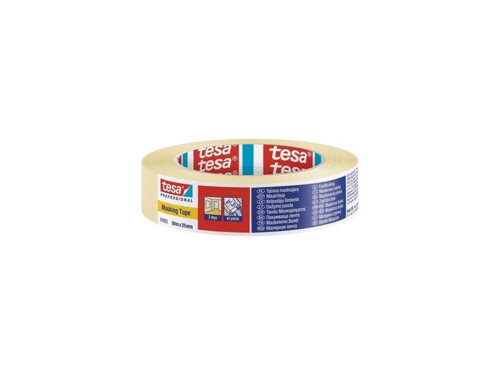 Výprodej Páska krepová 25mmx50m ŽL TESA