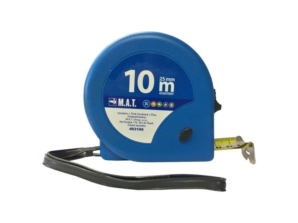 Metr stáčecí 10.0m/25mm ASSISTENT Oblíbený