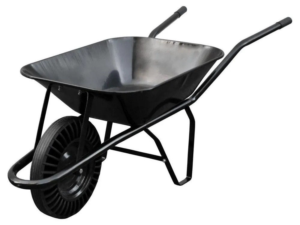 Kolečko stavební 60l, plné, nosnost 100kg Ověřený