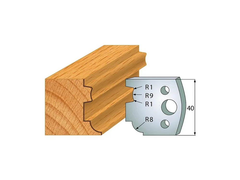 Oblíbený IGM profil 026 - pár nožů 40x4mm SP