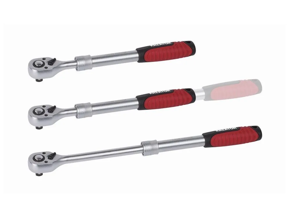 KREATOR KRT503007 - 1/2" Teleskopická ráčna 72T Oblíbený