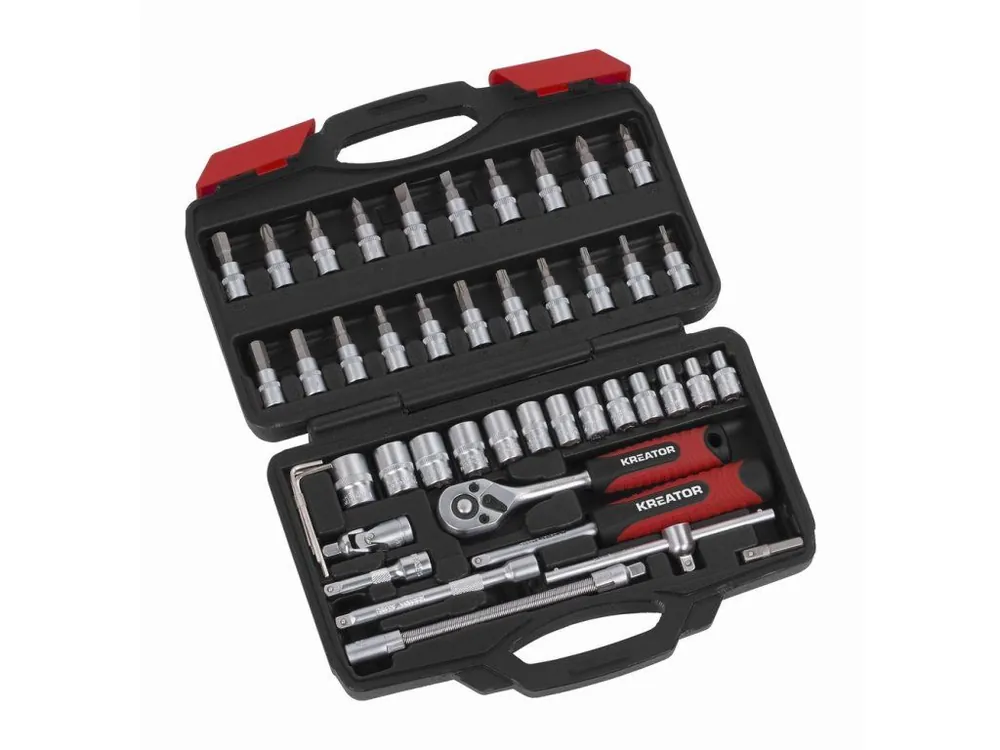 Pouze Dnes KRT500117 - 46-ti dílná gola sada 1/4" v kufru