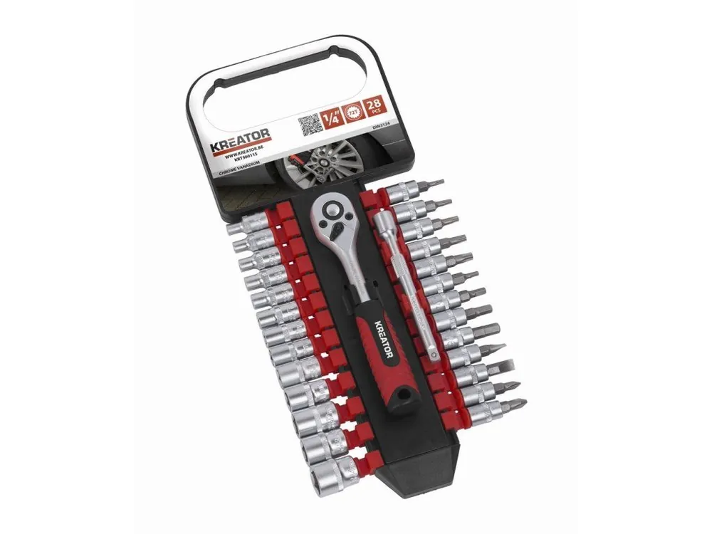 KRT500115 - 28-dílná gola sada 1/4" Cenový Hit
