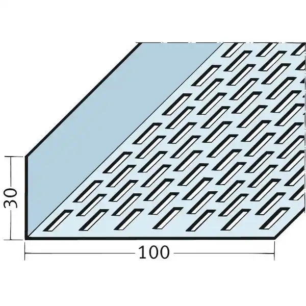Nejprodávanější Hliníkový větrací profil 100 x 30 mm