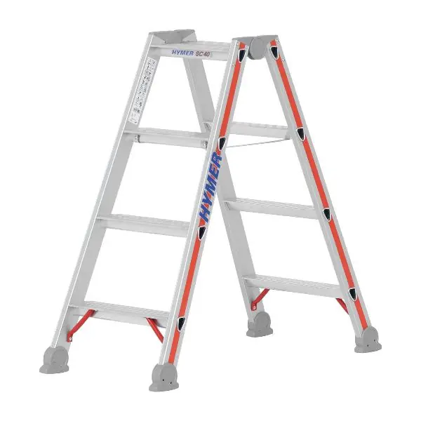 Ihned K Objednání HYMER hliníkové schůdky typ 4024, 2 x 4, délka 1,03 m